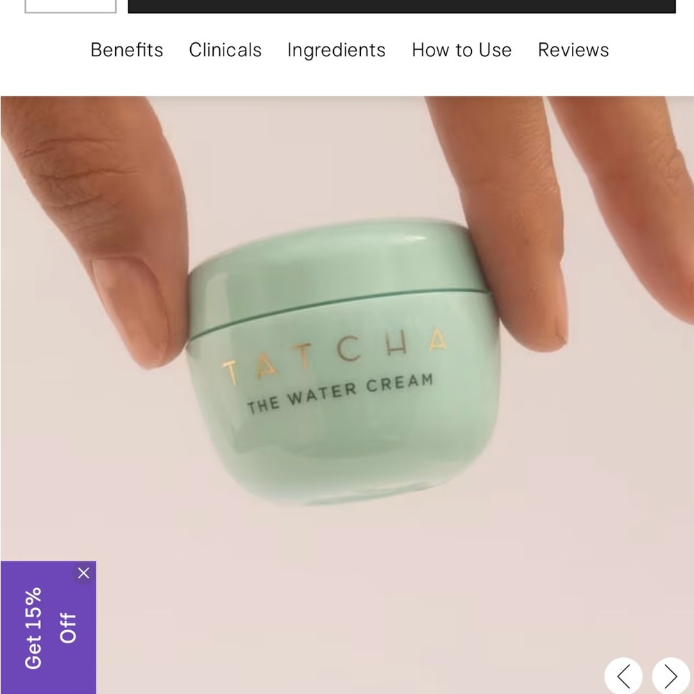 Tatcha Green Moisturizer - Luxurious Skincare Hydration